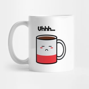 Uhhh... | Coffee | Charging | Low Battery | Cute Kawaii | White Mug